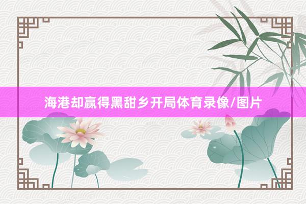 海港却赢得黑甜乡开局体育录像/图片